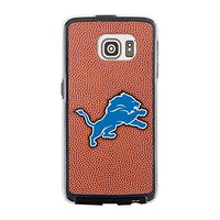 NFL Detroit Lions Classic Football Pebble Grain Feel No Wordmark Samsung Galaxy S6 Case, Brown