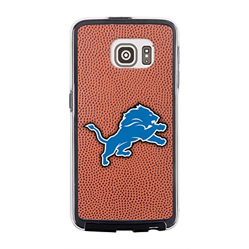 NFL Detroit Lions Classic Football Pebble Grain Feel No Wordmark Samsung Galaxy S6 Case, Brown