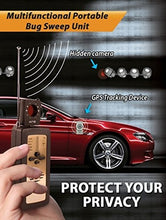 Load image into Gallery viewer, Spy Matrix Law Grade Pro-10G is the # 1 GPS Tracker Counter Surveillance PRO Sweep - Upgraded Professional Multifunctional Handheld Security Bug Detector Detects All Active GPS Trackers Hidden Cameras
