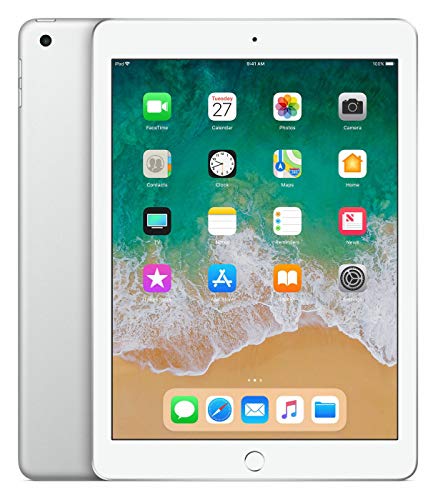 Apple iPad 9.7in 6th Generation WiFi + Cellular (32GB, Silver) (Renewed)