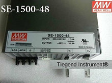 Load image into Gallery viewer, Tlegend Instrument SE-1500-48 Switching Power Supply 48V 31.3A 1500W AC180~264V UL Mean Well
