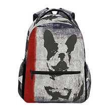 Load image into Gallery viewer, TropicalLife Vintage Dog Retro Bulldog Backpacks Bookbag Shoulder Backpack Hiking Travel Daypack Casual Bags
