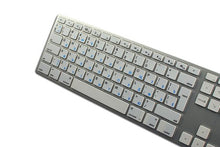 Load image into Gallery viewer, NS Russian Cyrillic - English Non-Transparent Keyboard Labels White Background are Compatible with Apple for Desktop, Laptop and Notebook
