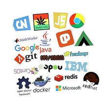Load image into Gallery viewer, Laptop Stickers Pack for Developer [50PCS] Programming Stickers of Front-end dev,Back-end Languages Stickers for Programmers Hackers Engineers Software Developers Geeks Coders (Program Stickers)
