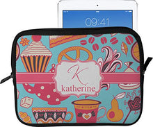 Load image into Gallery viewer, Dessert &amp; Coffee Tablet Case/Sleeve - Large (Personalized)

