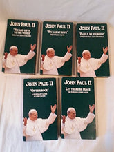 Load image into Gallery viewer, Lot of 5 Pope John Paul II VHS Tapes ~ You are Gods Gifts to The World VHS, You are My Hope VHS, Family Be Yourself VHS, On This Rock VHS, Let There Be Peace VHS
