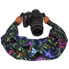 Load image into Gallery viewer, Elvam Universal Men and Women Scarf Camera Strap Belt Compatible with DSLR, SLR, Instant,Digital Camera - (Purple Flower)
