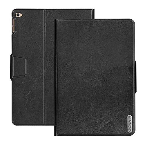 IPad 6 PU Case,JOISEN IPAD Case PU Leather Sheath for Apple iPad Air 2 (iPad 6)-Black