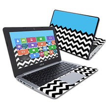 Load image into Gallery viewer, MightySkins Skin Compatible with Asus Chromebook 11.6&quot; C200MA wrap Cover Sticker Skins Baby Blue Chevron
