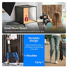 Load image into Gallery viewer, NEEWER Photo Studio Light Box, 20 x 20 Shooting Light Tent with Adjustable Brightness, Foldable and Portable Tabletop Photography Lighting Kit with 80 LED Lights and 4 Colored Backdrops
