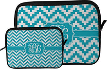 Load image into Gallery viewer, Pixelated Chevron Tablet Case/Sleeve - Large (Personalized)
