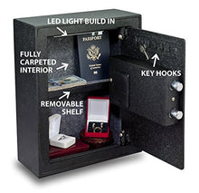 Load image into Gallery viewer, Viking VS-12BL Biometric Fingerprint Wall Safe Gun safe pistol safe
