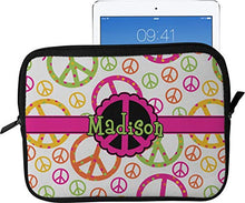 Load image into Gallery viewer, Peace Sign Tablet Case/Sleeve - Large (Personalized)
