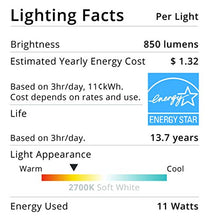 Load image into Gallery viewer, Sunco Lighting 12 Pack 5/6 Inch LED Recessed Downlight, Baffle Trim, Dimmable, 13W=75W, 2700K Soft White, 965 LM, Damp Rated, Simple Retrofit Installation - UL + Energy Star
