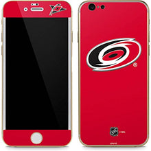 Load image into Gallery viewer, Skinit Decal Phone Skin Compatible with iPhone 6/6s - Officially Licensed NHL Carolina Hurricanes Solid Background Design
