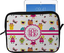 Load image into Gallery viewer, Girly Monsters Tablet Case/Sleeve - Large (Personalized)
