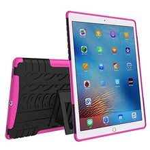 Load image into Gallery viewer, for iPad Pro 9.7 Case, Model: A1673 A1674 A1675 Protective Cover Double Layer Shockproof Armor Case Hybrid Duty Shell Anti-Slip with Kickstand for Apple iPad Pro 9.7 Inch 2016 Tablet Rose
