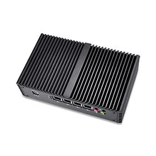 Load image into Gallery viewer, Qotom-Q355G4 Fanless Mini PC with 4 Ethernet LAN Ports AES-NI Intel Core i5 5200U Micro Computer (2G RAM + 64G SSD)
