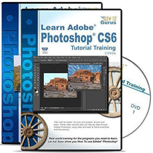 Load image into Gallery viewer, How To Gurus Tutorial Training for Photoshop CS6 plus Photography Effects 4 DVDs Over 25 hours of Training 366 lessons
