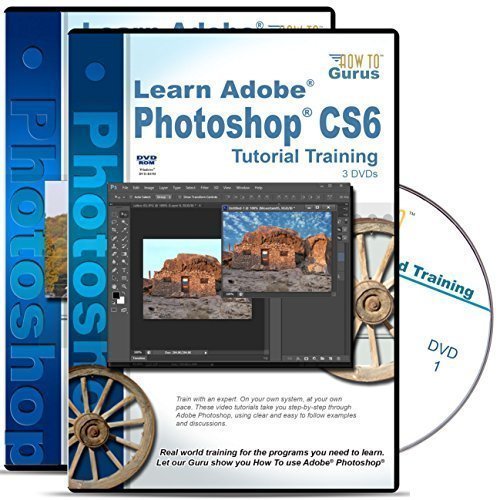 How To Gurus Tutorial Training for Photoshop CS6 plus Photography Effects 4 DVDs Over 25 hours of Training 366 lessons