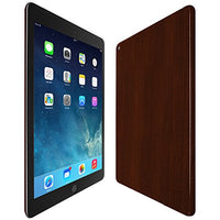 Skinomi Dark Wood Full Body Skin Compatible with Apple iPad 9.7 inch (2018)(Full Coverage) TechSkin with Anti-Bubble Clear Film Screen Protector