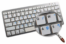 Load image into Gallery viewer, MAC NS Hebrew - English Non-Transparent Keyboard Stickers White Background for Desktop, Laptop and Notebook

