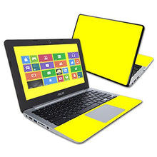 Load image into Gallery viewer, MightySkins Skin Compatible with Asus Chromebook 11.6&quot; C200MA wrap Cover Sticker Skins Solid Yellow
