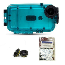 Load image into Gallery viewer, iPhone 6 Underwater Splash Housing Kit by Watershot, Blue w/ Freebie
