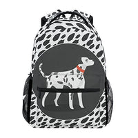 TropicalLife Cute Happy Dog Backpacks Bookbag Shoulder Backpack Hiking Travel Daypack Casual Bags