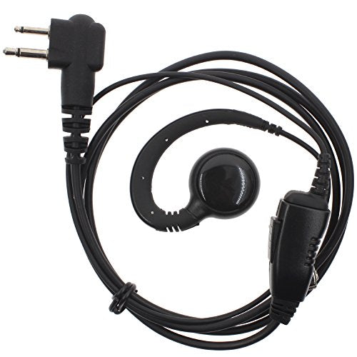 AOER Swivel Earpiece Earhook/Earhanger Rotating Headset for Motorola CT450LS CLS1110 CP88 CP100 BearCom BC130 VL50 VL130 MagOne BPR40 EP450 AU1200