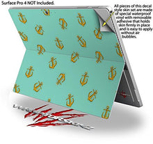 Load image into Gallery viewer, Anchors Away Seafoam Green - Decal Style Vinyl Skin fits Microsoft Surface Pro 4 (Surface NOT Included)
