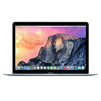Apple MacBook MJY32LL/A Intel M-5Y31 X2 0.9GHz 8GB 256GB 12in MacOSX,Gray (Renewed)