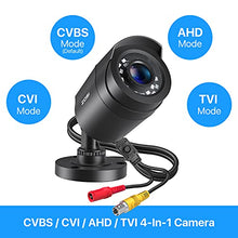 Load image into Gallery viewer, ZOSI 2.0MP 1080p 1920TVL Outdoor Indoor Security Camera,Hybrid 4-in-1 TVI/CVI/AHD/CVBS CCTV Camera,80ft IR Night Vision Weatherproof For 960H,720P,1080P,5MP,4K analog Home Surveillance DVR System
