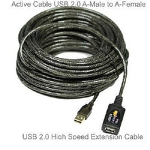 Load image into Gallery viewer, UbiGear New USB 2.0 30&#39; Ft Active Extension Booster Cable w/Ic
