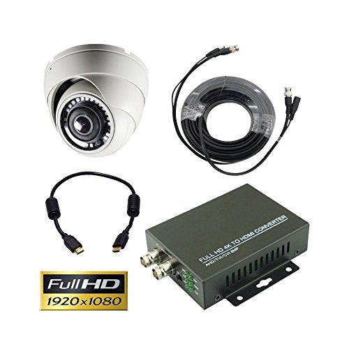 CCTV Camera Pros SYS-CV180 Live HD Security Camera TV Monitor Video Display System, HD 1080p HDMI
