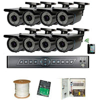 8CH HD1080P Hybrid USB HDMI DVR with 1.3MP 1300TVL 72IR LEDs CCTV Security Camera System