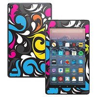 MightySkins Skin Compatible with Amazon Kindle Fire 7 (2017) - Swirly | Protective, Durable, and Unique Vinyl Decal wrap Cover | Easy to Apply, Remove, and Change Styles | Made in The USA