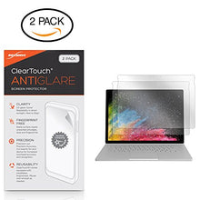 Load image into Gallery viewer, BoxWave Screen Protector for Microsoft Surface Book 2 (15 in), [ClearTouch Anti-Glare (2-Pack)] Anti-Fingerprint Matte Film Skin for Microsoft Surface Book 2 (15 in)
