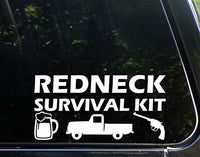Sweet Tea Decals Redneck Survival Kit - 9 1/4