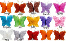Load image into Gallery viewer, Fairy Glitter Butterfly Wings, Newborn, Baby, Photography prop - Color: RED
