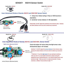 Load image into Gallery viewer, Sensky BS010W DC 12v to 30v PIR Motion Activated Sensor Switch DIY LED Lighting ( Delay Time, Sensor Distance Adjustable )
