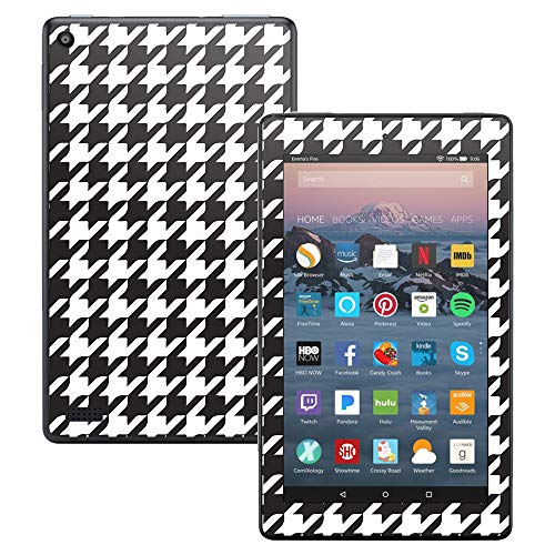 MightySkins Skin Compatible with Amazon Kindle Fire 7 (2017) - Houndstooth | Protective, Durable, and Unique Vinyl Decal wrap Cover | Easy to Apply, Remove, and Change Styles | Made in The USA