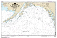 NOAA Chart 500-West Coast of North America Dixon Ent to Unimak Pass- Water-Resistant - by East View Geospatial