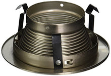 Load image into Gallery viewer, Baffle Trim Recessed Light Fixture Trim, For use with 4&quot; recessed lights, Brushed Nickel
