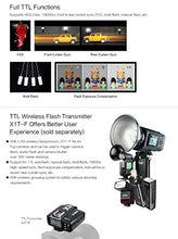 Load image into Gallery viewer, Godox TT350F 2.4G HSS 1/8000s TTL GN36 Camera Flash Speedlite for Fuji Cameras X-Pro2 X-T20 X-T2 X-T1 X-Pro1 X-T10 X-E1 X-A3 X100F X100T with Color Filters and Cleaning Cloth

