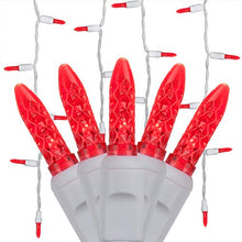 Load image into Gallery viewer, 70 M5 Red LED Icicle Lights, 7&#39; on White Wire, Mini Icicle Lights LED Colored Icicle Lights Valentine&#39;s Day Red Icicle Lights Christmas Icicle Lights (M5 Lights, Red)
