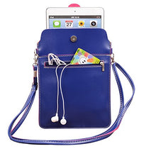 Load image into Gallery viewer, 8 Inch PU Leather Universal Shoulder Pouch Bag for 7, 7.9, 8, 8.3, 8.4 inch Tablet (Blue)
