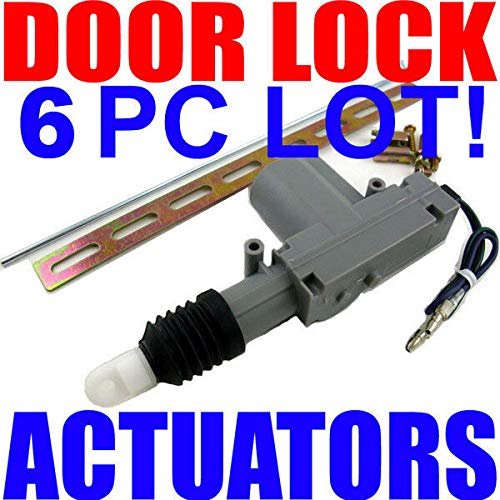 New Universal Door Lock Actuator (Set of 6) Fast Free USA Shipping