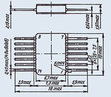 Load image into Gallery viewer, S.U.R. &amp; R Tools 164LP1 = CD4007E USSR IC/Microchip 4 pcs
