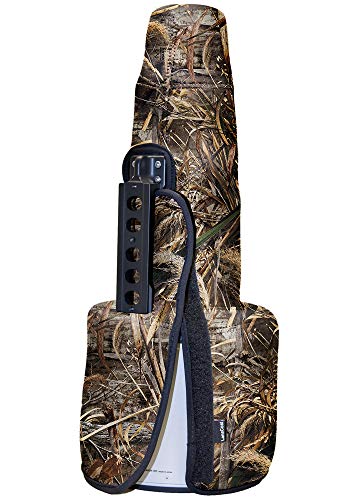LensCoat Camouflage Neoprene Camera Lens Cover Protection Travelcoat Canon 800 F/5.6 is W/Hood, Realtree Max5 (tc800ishm5)